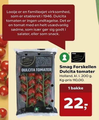 Dagli'Brugsen Smag Forskellen Dulcita tomater tilbud