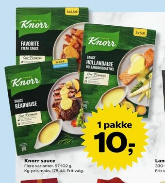Dagli'Brugsen Knorr sauce tilbud