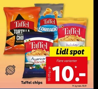 Let-Køb Taffel chips tilbud