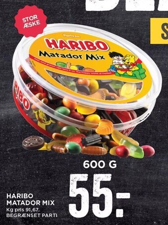 MENY Haribo matador mix tilbud