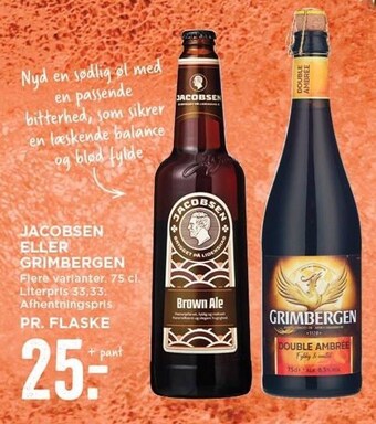 MENY Jacobsen el. grimbergen tilbud