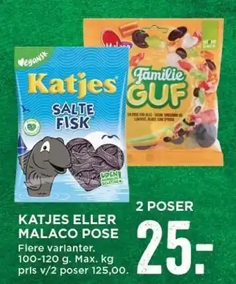 MENY Katjes el. malaco pose tilbud