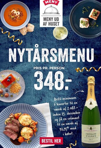 MENY Nytårsmenu tilbud