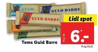 Lidl Toms guld barre tilbud