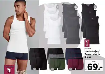 Lidl Livergy undertrøjer/boksershorts tilbud