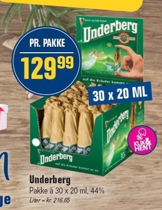 Otto Duborg Underberg tilbud