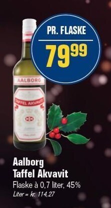 Aalborg taffel akvavit