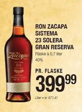 Ron zacapa sistema 23 solera gran reserva