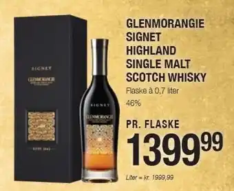 Otto Duborg Glenmorangie signet highland single malt scotch whisky tilbud