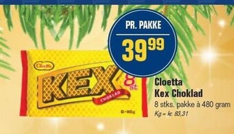 Otto Duborg Cloetta kex choklad tilbud