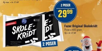 Otto Duborg Fazer original skolekridt tilbud