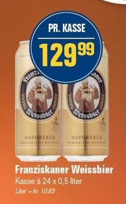 Otto Duborg Franziskaner weissbier tilbud