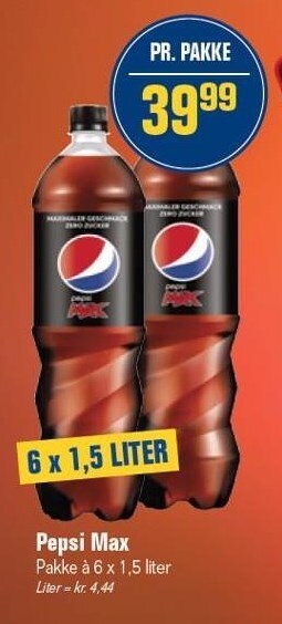 Otto Duborg Pepsi max tilbud