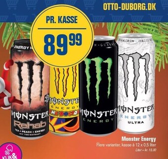 Otto Duborg Monster energy tilbud