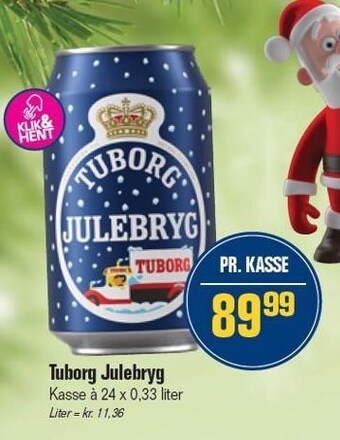 Otto Duborg Tuborg julebryg tilbud