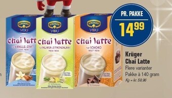 Otto Duborg Krüger chai latte tilbud