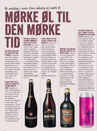 MENY Mørke øl til den mørke tid tilbud