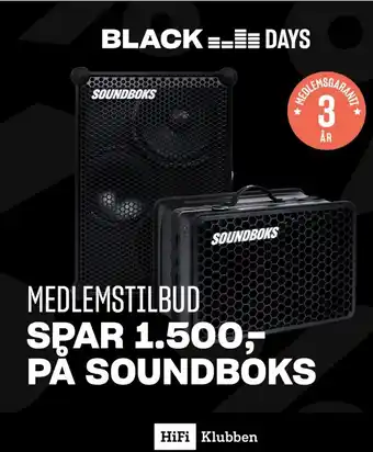 Hi-Fi Klubben Medlemstilbud Spar På Soundboks tilbud