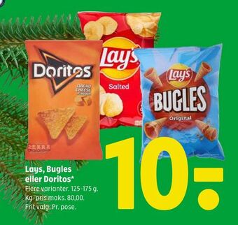 Coop 365 Lays, bugles eller doritos tilbud