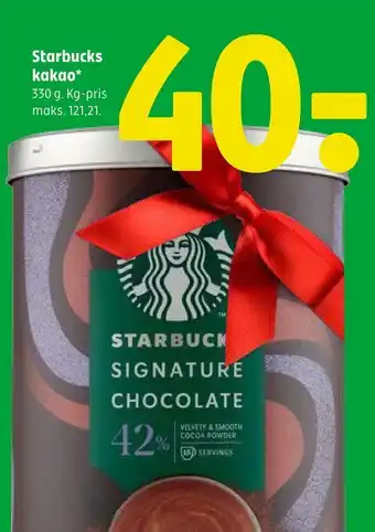 Coop 365 Starbucks kakao tilbud