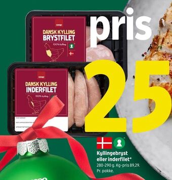 Coop 365 Kyllingebryst eller inderfilet tilbud