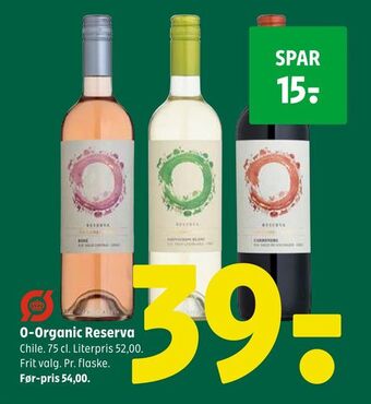Coop 365 O-organic reserva tilbud