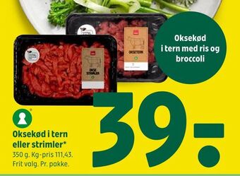 Coop 365 Oksekød i tern eller strimler tilbud