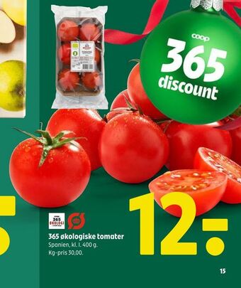 Coop 365 365 økologiske tomater tilbud