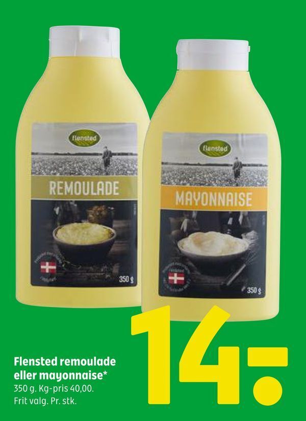 Flensted remoulade eller mayonnaise tilbud hos Coop 365
