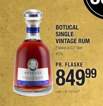 Otto Duborg Botucal single vintage rum tilbud