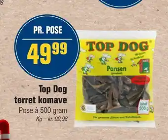 Top dog tørret komave