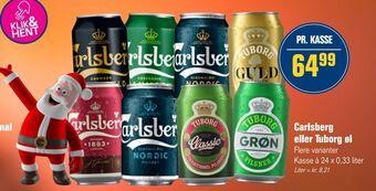 Otto Duborg Carlsberg eller tuborg øl tilbud
