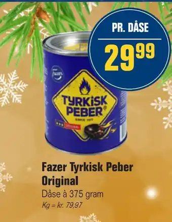 Otto Duborg Fazer tyrkisk peber original tilbud