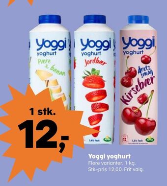 SuperBrugsen Yoggi yoghurt tilbud