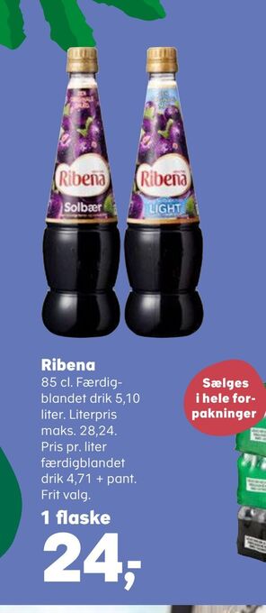 SuperBrugsen Ribena tilbud