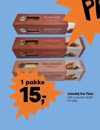 Juledej fra tims