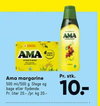 Bilka Ama margarine tilbud