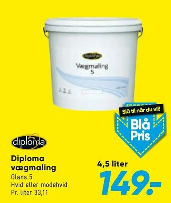 Bilka Diploma vægmaling tilbud