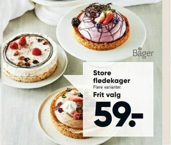 Bilka Store flødekager tilbud