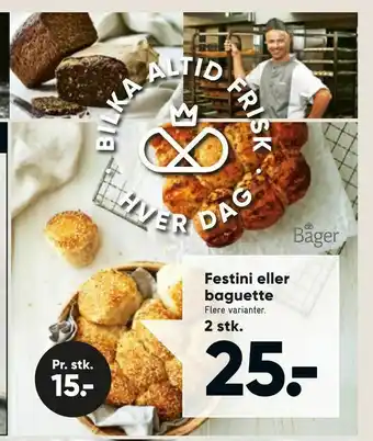 Bilka Festini eller baguette tilbud
