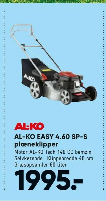 Bilka AL-KO EASY 4,60 SP-S plæneklipper tilbud