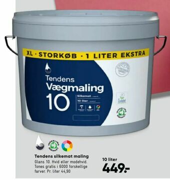 Bilka Tendens silkemat maling tilbud