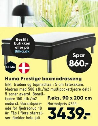 Bilka Huma Prestige boxmadrasseng tilbud