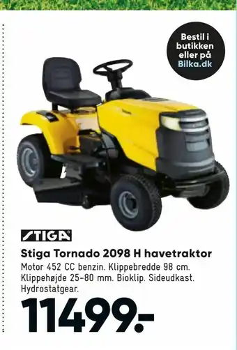Bilka Stiga Tornado 2098 H havetraktor tilbud