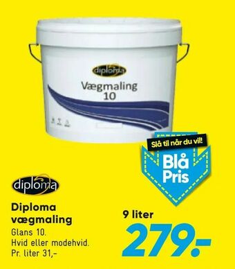 Bilka Diploma vægmaling tilbud