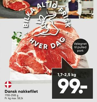 Bilka Dansk nakkefilet tilbud