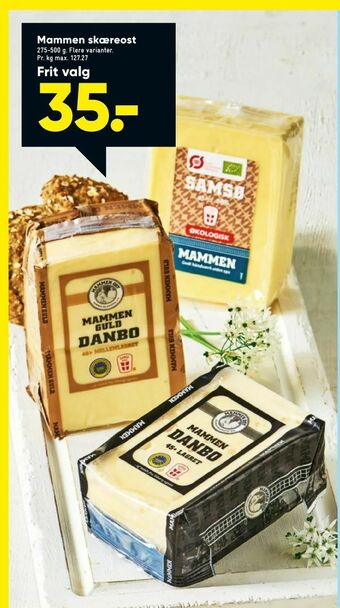 Bilka Mammen skæreost tilbud