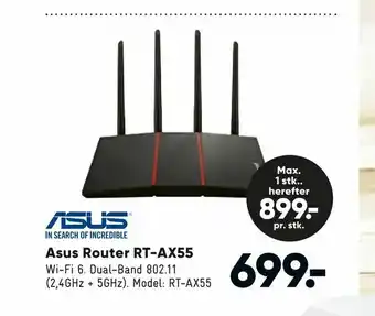 Bilka Asus Router RT-AX55 tilbud
