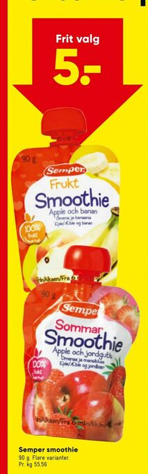 Bilka Semper smoothie tilbud
