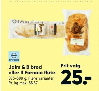 Jalm & B brød eller Il Fornaio flute